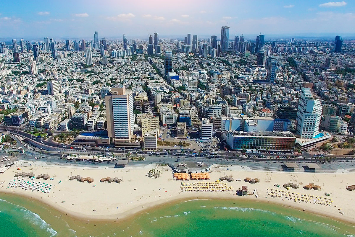 Тель-Авив, панорама с воздуха